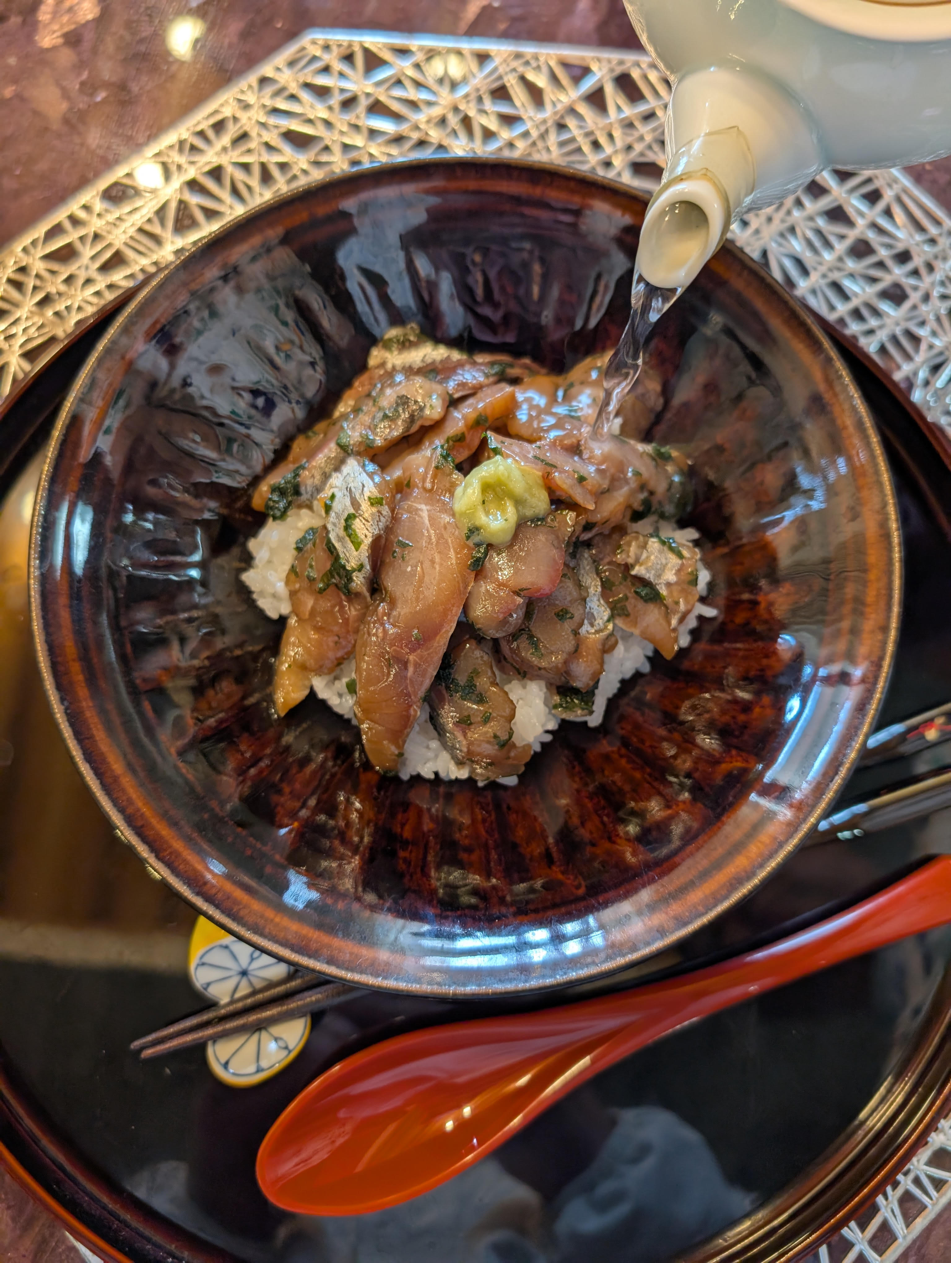 鯵大葉茶漬け2